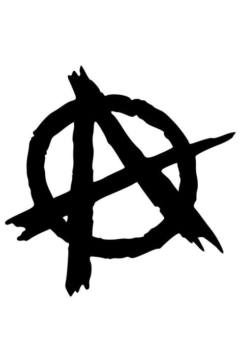 Anarchy Anarchy Symbol Tattoo Design, Deadmans Hand Tattoo Design, Ateez Anarchy Logo, Anarchy Tattoo Design, Rage Against The Machine Tattoo, Anarchism Symbol, Anarchy Sign, Anarchist Tattoo, Anarchy Art