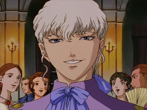 Griffith smiling Guts And Griffith, Berserk Anime 1997, Griffith Berserk, Berserk Anime, Kentaro Miura, Anime Songs, Beautiful Dream, Anime One, Noragami