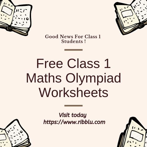 Math Olympiad Worksheets Grade 1, Cbse Class 1 Maths Worksheet, Maths Olympiad Class 1, Math Olympiad Grade 2, Olympiad Maths Worksheets For Class 1, Mental Maths Worksheets Class 1, Olympiad Exam Class 1 Maths, English Olympiad Class 1, 1st Class Maths Worksheet