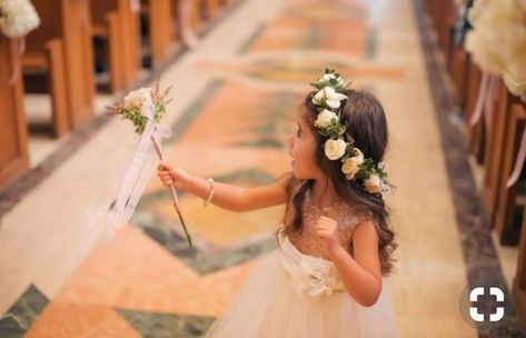 Catholic Flower Girls | Weddings, Wedding Ceremony | Wedding Forums | WeddingWire Flower Girl Basket Alternative, Flower Wand, Flower Girl Wand, Event Studio, Flower Girl Crown, Blue Floral Design, Family Women, International Design, Small Bouquet