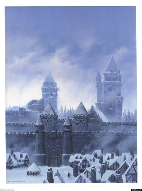 Snow Like Ashes Seasons Guide: Kingdom of Winter | Blog | Epic Reads Castle Layouts, Dnd Locations, Ice Kingdom, Game Of Thrones Locations, John Howe, Game Of Thrones 3, Eclipse Lunar, George R R Martin, George Rr Martin