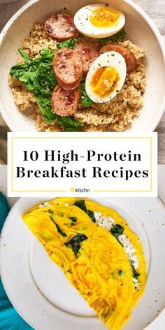 Protein Rich Smoothies, Masala Oats, High Protein Breakfast Ideas, Protein Breakfast Ideas, Egg Free Breakfast, Savory Oatmeal, Protein Rich Breakfast, High Protein Breakfast Recipes, Beans And Sausage