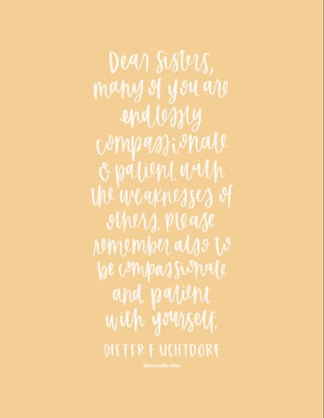 Handlettering Calligraphy, General Conference Quotes, Conference Quotes, Gospel Quotes, Dear Sister, Saint Quotes, Lds Quotes, General Conference, Latter Days