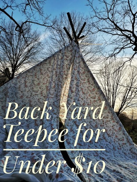 T Pee Tent Diy, Diy Large Teepee Tent, Outdoor Teepee Diy, Diy Tp Tent For Kids, Bamboo Teepee Diy, How To Build A Teepee Outdoors, Build Teepee, Teepee Build, Outdoor Glamping Party