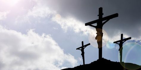 There were three crosses on Calvary on the day Jesus Christ was crucified. Three very different men, three very different results. What does this teach us? Calvary Cross, Jesus Crown, Praying Hands Tattoo, Three Crosses, Cross Tattoo For Men, Righteousness Of God, Jesus Tattoo, Pictures Of Jesus Christ, Bride Of Christ