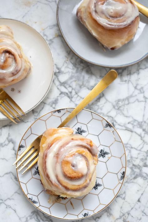 Buttermilk Cinnamon Rolls, Breakfast Rolls Recipe, Vanilla Bean Blog, Sarah Kieffer, Overnight Cinnamon Rolls, Cinnamon Filling, Yeast Recipes, Fluffy Cinnamon Rolls, Springform Pan Cake