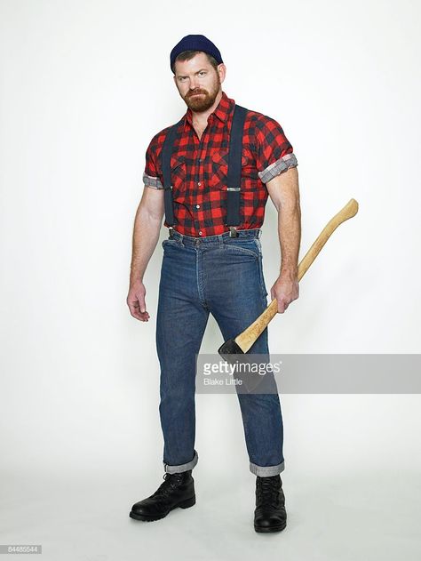 Stock Photo : Lumberjack Lumberjack Halloween, Lumberjack Outfit, Lumberjack Men, Lumberjack Costume, Lumberjack Man, Lumberjack Style, Ginger Men