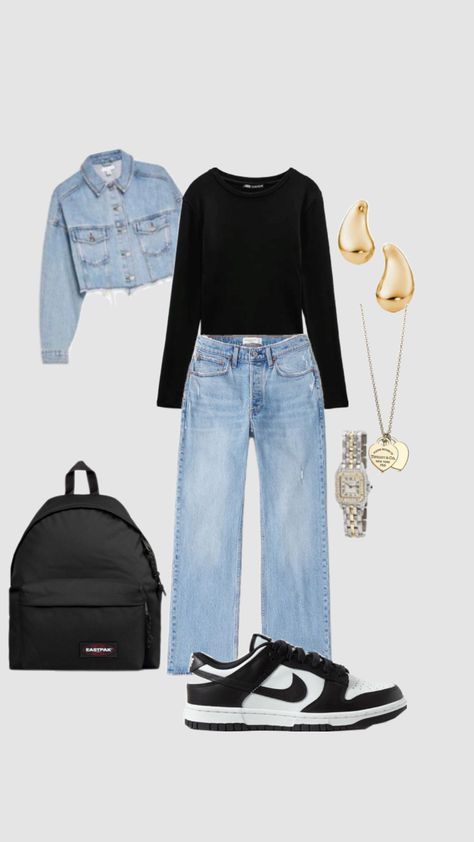 Outfit for school 🪩 Dress Down Day School Outfit, Tuesday Outfit School, School Event Outfit, Monday Outfits For School, Monday Outfit, School Pants, Dress Down Day, Outfit For School, Retro Wallpaper Iphone