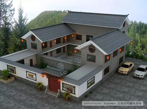 House Design Plans, Indian House Plans, House Plans Mansion, Courtyard House Plans, House Design Pictures, Architecture Model House, House Construction Plan, Model House Plan, Sims House Design