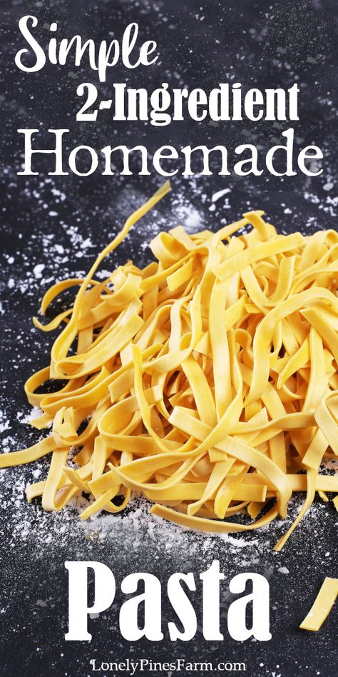 Quick Homemade Pasta, Easy Homemade Noodles, Homemade Pasta Noodles, Easy Homemade Pasta, Tagliatelle Pasta, Homemade Pasta Recipe, Quinoa Salat, Pasta Noodle Recipe, Handmade Pasta