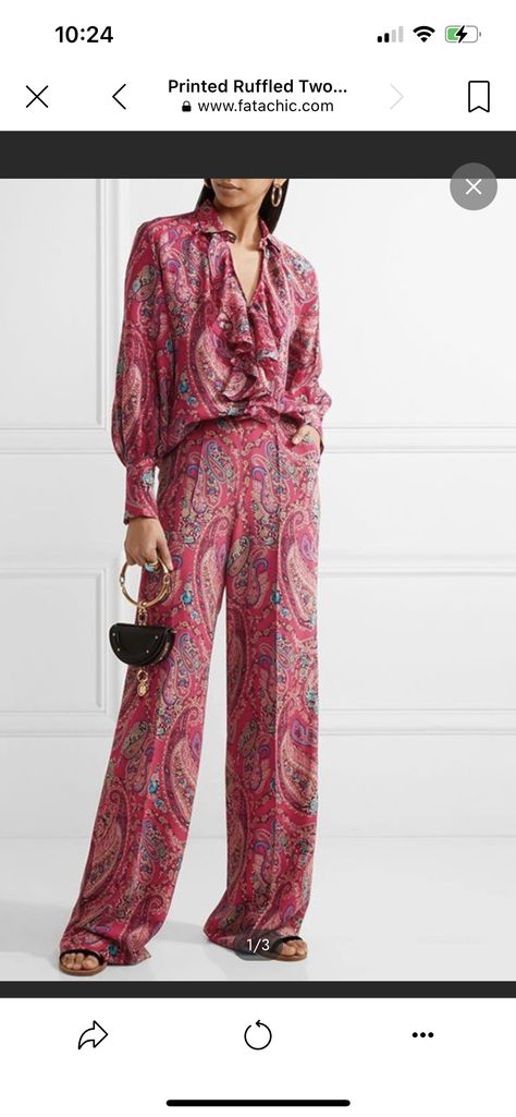 Ootd Indian, Co Ords Outfits, Trendy Dress Outfits, Blouse Pants, Abaya Fashion, Indian Designer Wear, Printed Silk, Kenneth Jay Lane, Silk Crepe