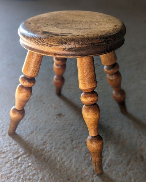 Antique Milking Stool  | eBay Antique Milking Stool, Kingston Upon Hull, Milking Stool, Furniture Chair, Antique Furniture