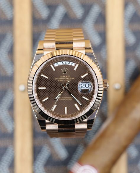 Gold Rolex, Rolex Day Date, Rolex Watches, Rolex, Rose Gold, Gold