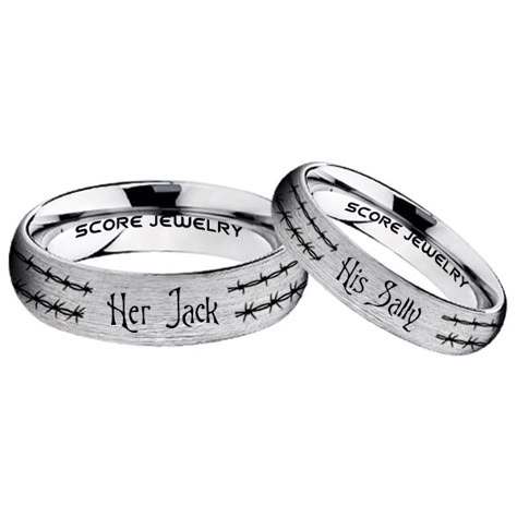 Jack and Sally Rings, Jack and Sally Wedding Bands, Silver Tungsten Rings, Silver Tungsten Wedding Bands, Jack and Sally Wedding Rings, Matching Couple Rings Anniversary List, Jack And Sally Wedding, Black Wedding Ring Sets, Wedding Rings Matching, Wedding Bands Silver, Wedding Bands Black, Jack Y Sally, Rings Matching, Matching Promise Rings