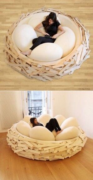 Weird Furniture, Desain Furnitur Modern, Bilik Tidur, Unique Pillows, Cute Room Decor, Cozy Place, Easy Home Decor, Cool Beds, Dream House Decor