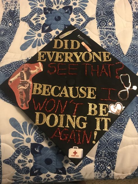 Grad Cap Funny, Funny Nursing Graduation Caps, Nursing Graduation Caps, Graduation Things, Funny Graduation Caps, Nurse Graduation Cap, Funny Nursing, Grad Caps, Cap Ideas