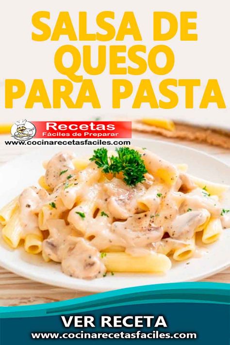 Hoy día te enseñaremos a preparar una salsa de queso para pasta casera que no solo te conquistará por su sabor, sino por lo fácil de  que resulta cocinarla. #cocinarecetasfaciles #recetascaseras #recetasfaciles #recetasdepastas #recetasdesalsadequeso Boricua Recipes, Pasta Italiana, Ravioli, Alfredo, Veggie Recipes, Chowder, Cheddar, Sauce, Favorite Recipes