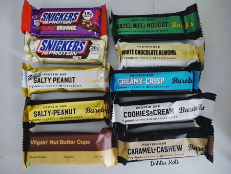 #proteinbars #barebells #protein Barebells Protein Bars, Wl Food, Snickers Protein Bar, Peanut Brownies, Chocolate Almonds, Protein Bars, Nut Butter, Food Food, Hazelnut