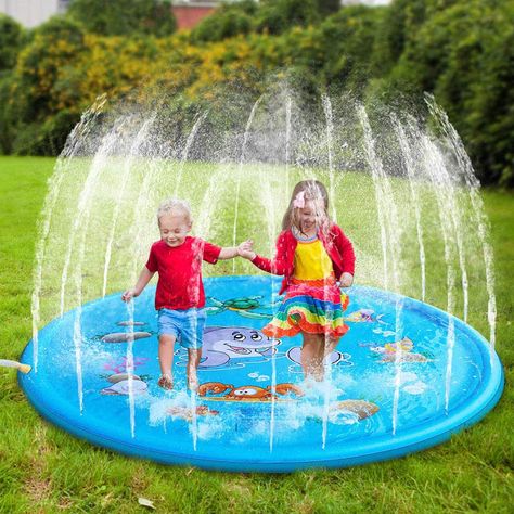 The Best Water Toys You Need to Make Your Garden More Fun this Summer #summer #parenting #garden #kids #summerfun #summerfunforkids Kids Sprinkler, Water Pad, Water Mat, Outdoor Tub, Water Sprinkler, Splash Pool, Outdoor Inflatables, Kiddie Pool, Splash Pad