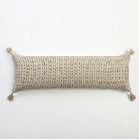 Kade X Long Bolster #bolster #bolsterpillow #pillows #throwpillows #bedding #mudcloth Long Bolster Pillow, Amity Home, Indigo Pillows, Long Lumbar Pillow, Simple Bed, Bolster Pillow, Cotton Throws, Cotton Throw Pillow, Cushion Pads