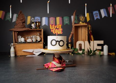 Harry Potter Magic cake smash photography session Harry Potter Magic, Magic Cake, Best Cake, Cake Smash Photography, Milestone Birthday, Milestone Birthdays, Cake Smash, Photography Session, Little One