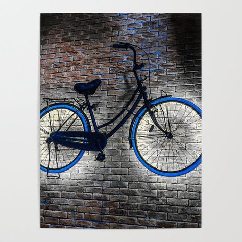 Bicycle On Wall Decor, Bicycle Cafe, Bicycle Room, Luminaria Diy, Bike Room, Bicycle Decor, Bicycle Art, Cycling Art, Vintage Bike