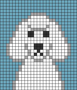 Poodle Pixel Art, Dog Alpha Pattern, Poodle Cross Stitch, Pixel Art Dog, Dog Pixel Art, Dog Themed Birthday Party, Diy Tricot, Tapestry Pattern, Vintage Christmas Stockings