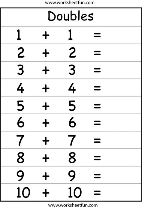 addition doubles | Free printable math worksheets, 1st grade math worksheets, Doubles worksheet 1st Grade Math Test, Free 2nd Grade Math Worksheets, First Grade Worksheets Math, 1st Grade Worksheets Free Printables Math Activities, Math Sheets For 1st Grade Free Printable, 1st Grade Math Worksheets Free Printable, First Grade Math Worksheets Free, First Grade Printables, Printable Addition Worksheets