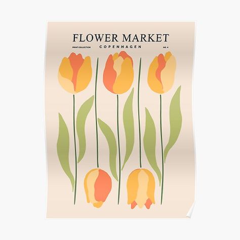 Matisse Posters | Redbubble Flower Market Copenhagen, Matisse Drawing, Copenhagen Art, Art Design Poster, Matisse Paintings, Matisse Cutouts, Leaf Cutout, Picasso Art, Matisse Art