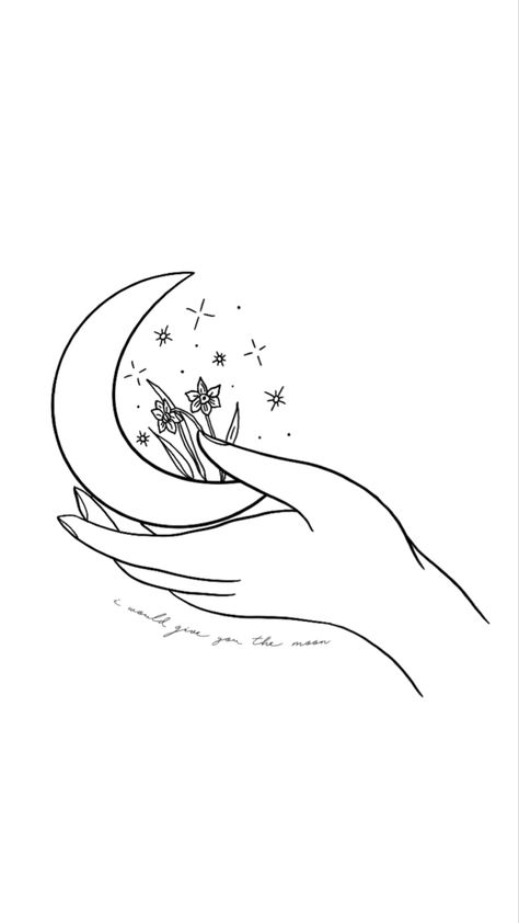 Moon Song Tattoo, Phoebe Bridgers Tattoo, Song Tattoos, Moon Song, Inspiration Tattoos, Dancing In The Moonlight, Phoebe Bridgers, Music Tattoo, Music Tattoos