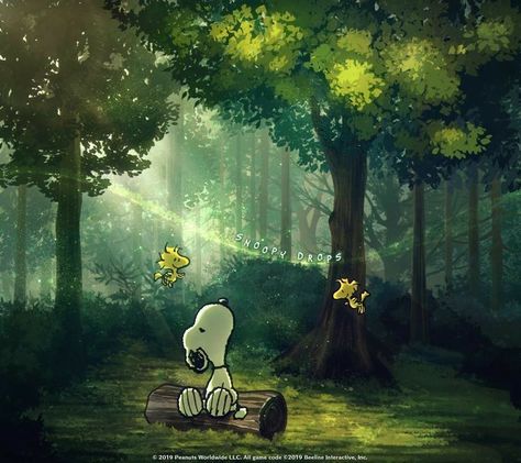 I heart snoopy so much ♥️♥️♥️ Snoopy Landscape Wallpaper, Snoopy Wallpaper Ipad, Gifs Snoopy, Peanut Pictures, Charlie Brown Y Snoopy, Snoopy Comics, Charlie Brown Snoopy, Earthy Aesthetic, Snoopy Funny