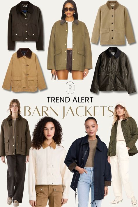 Why You Need a Barn Jacket in Your Fall Wardrobe + 3 Outfit Inspirations Business Casual Outfits Fall, Fall Business Casual Outfits, Fall Color Trend, Business Casual Fall, Jacket Outfit Women, Barn Jacket, Fall Trends Outfits, Fall Fashion Trends Women, Fall Outfit Ideas