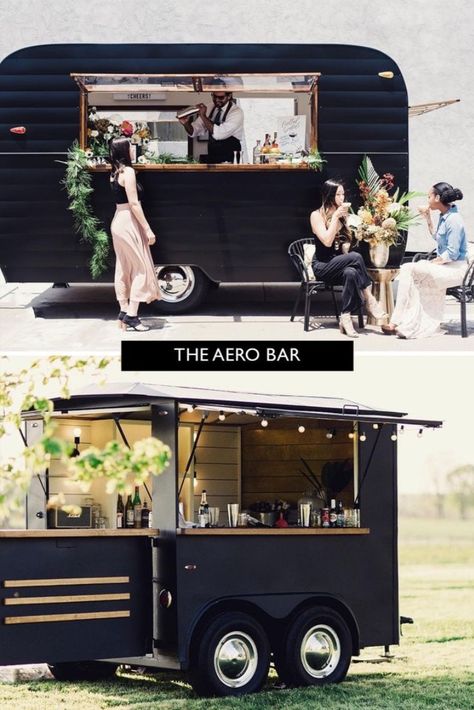 Foodtrucks Ideas, Camper Bar, Coffee Food Truck, Bar On Wheels, Caravan Bar, Mobile Bars, Mobile Coffee Shop, Coffee Trailer, Travel Bar