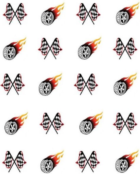 Checkered Flags/ Racing Waterslide /Water Transfer Nail Decals/Nail art Waterslide Nail Decals, Country Nails, Diy Fashion Accessories, Checkered Flag, Water Transfer, Pedicure Nail Art, Beauty Nail, Nail Art Accessories, Art Accessories