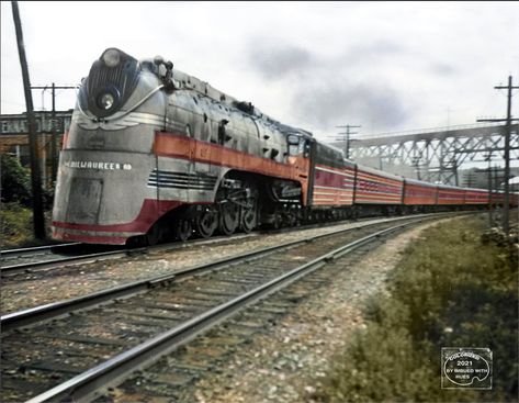 Biplane Model, Train Spotting, Steam Trains Photography, Road Pictures, Steam Engine Trains, Milwaukee Road, Railroad History, Model Train Scenery, Train Times