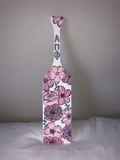 Butterfly Paddle Sorority, Sorority Paddles Ideas Unique, Paddle Painting Ideas Sorority, Sorority Paddles Unique, Big Paddles Sorority, Sorority Paddles Big Little, Greek Paddles Sorority, Sorority Paddles Ideas, Sorority Canvas Art