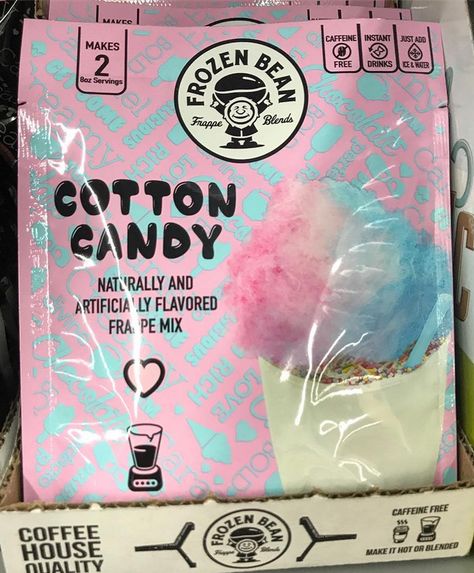 Cotton Candy Flavored Frappe Mix Cotton Candy Flavored Things, Cotton Candy Recipe, Princess Food, Cotton Candy Party, Gum Flavors, Cotton Candy Flavoring, Cotton Candy Colors, Candy Sweet, Candy Pop