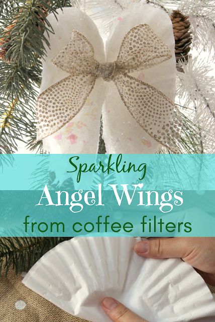 Make Angel Wings, Angel Wing Crafts, Angels Diy, Diy Christmas Angel Ornaments, Diy Angel Wings, Hello Christmas, Angel Wing Ornaments, Christmas Tree Angel, Bee Wings