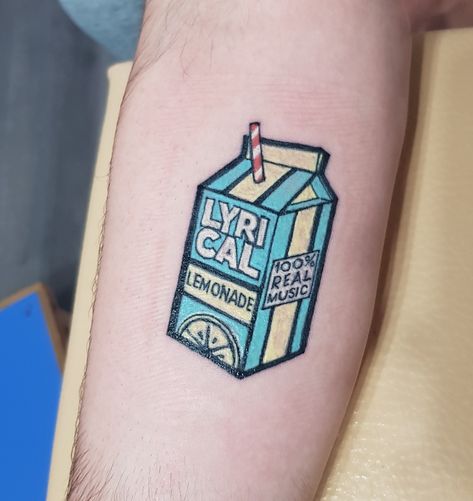 Lyrical Lemonade Tattoo, Lemonade Tattoo, Lyrical Lemonade, Geometric Tattoo, Lemonade, Pasta, Tattoos, Quick Saves