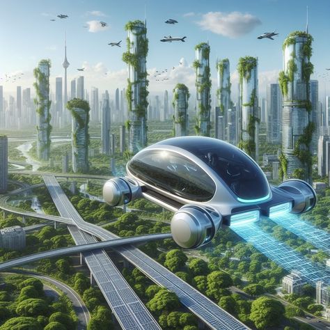 Wallpaper Scifi, Futuristic City Utopia, Kota Masa Depan, Concept Wallpaper, Future Technology Concept, Futuristic Concept, Concept Vehicles Sci Fi, Sci Fi Architecture, Flying Cars