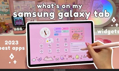 College Things, Best Android Apps, My Homescreen, Samsung Galaxy Tablet, Ipad Tutorials, Samsung Tab, Themes App, Cute App, Samsung Tabs