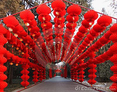 Chinese New Year / Spring Festival Temple Fair Stock Image - Image: 12996261 Chinese Party Decorations, Outdoor Decorations Ideas, Asian Party Decorations, Chinese Theme Parties, Chinese Decorations, Asian Festival, Chinese Party, Chinese Wedding Decor, Chinese Lantern Festival