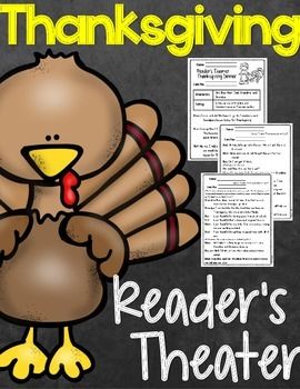 Reader's Theater Thanksgiving Thanksgiving Readers Theater, Main Idea And Key Details, November Teaching Ideas, Reader's Theater, Readers Theater, Making Butter, Holiday Classroom, Thanksgiving Preschool, Back To School Bulletin Boards