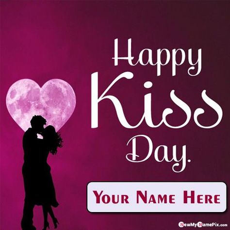 Name Wishes Happy Kiss Day Create Images Customized Wishing Online Download Best 2022 Pictures Free, Make Your Lover, Wife, Husband, Girlfriend, Boyfriend, Name Edit Beautiful Romantic Photo Maker Tools Application, Most Popular Happy Kissing Day Latest Desktop Or Mobile Size Unique Wallpapers Editing Option. Happy Kiss Day Quotes, Kiss Day Messages, Happy Kiss Day Wishes, Happy Kiss Day Images, Message To Your Boyfriend, Valentines Quotes For Him, Kiss Day Quotes, Kiss Day Images, Happy Anniversary Photos