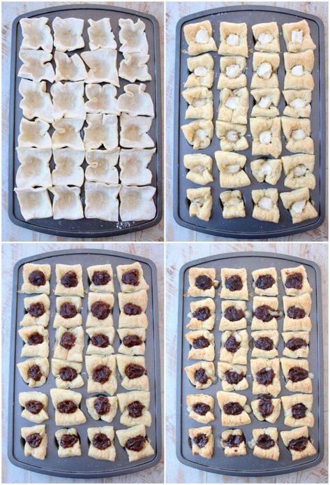 Brie Bites Puff Pastry, Baked Brie Puff Pastry, Baked Puff Pastry, Fig Appetizer, Puff Pastry Bites, Brie Cheese Recipes, Creamy Brie, Pastry Bites, Camping Cookies