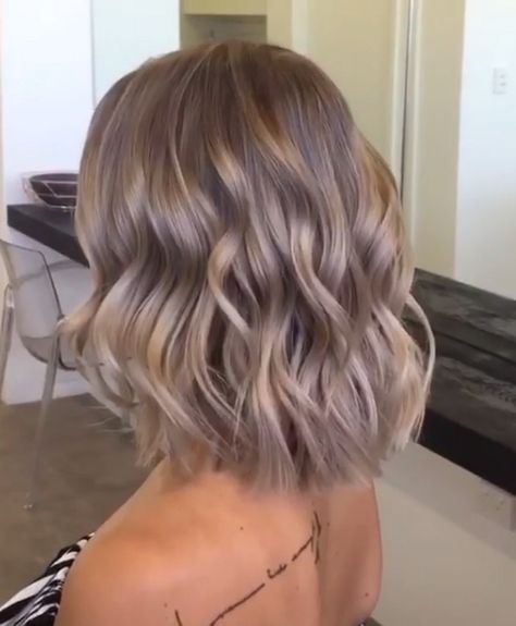 Ash Beige Blonde Short Hair, Mushroom Blonde Short Hair, Brown Hair Balayage, Short Hair Balayage, Brown Blonde Hair, Hair Color And Cut, Cut Hair, Hair Envy, Cool Hair Color