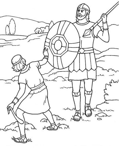 Paul Bible, Free Bible Coloring Pages, Bible Coloring Sheets, Sunday School Coloring Pages, Preschool Tracing, School Coloring Pages, David And Goliath, Bible Coloring Pages, Bible Characters