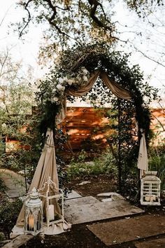 Vow Renewal Ideas Simple, Backyard Vow Renewal Ideas, Backyard Vow Renewal, Whimsical Wedding Ceremony, Vow Renewal Ideas, Bouquet Greenery, Viking Queen, Queen Wedding, Cottagecore Wedding