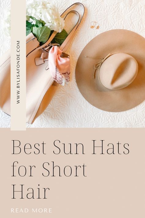 The best sun hats for short hair in 2023. Find the cutest and most affordable sun hats here. Old money hats. Classy sun hats for women. Elegant summer hats for women. Best Sun hats for the beach. Sun hats for women 2023. Best Sun Hats For Women, Hats Classy, Over 60 Fashion Classy, Hat With Short Hair, Hats For Short Hair, Timeless Outfits, Over 60 Fashion, Summer Hats For Women, Goddess Hairstyles