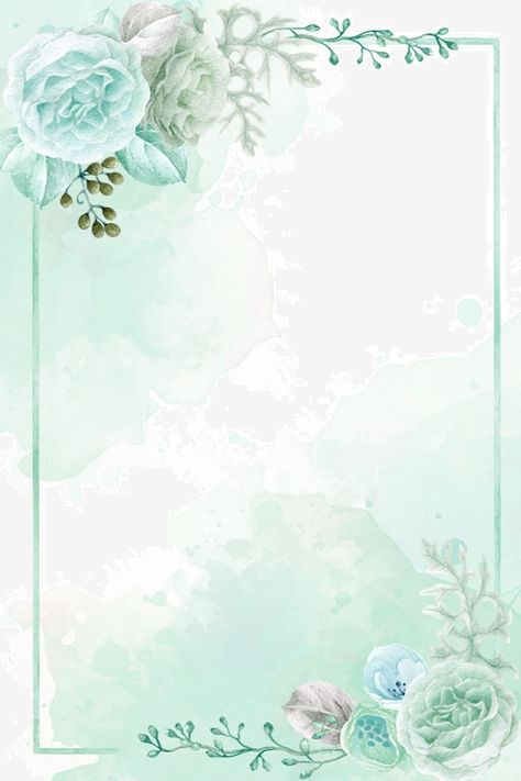 Light green, hand painted, spring new, flower, spring, wireframe background, spring is coming, flowers, on new Background Undangan, Green Watercolor Background, Background Spring, Watercolor Flower Background, Frame Floral, Cat Air, Floral Border Design, New Background Images, Wallpaper Photos